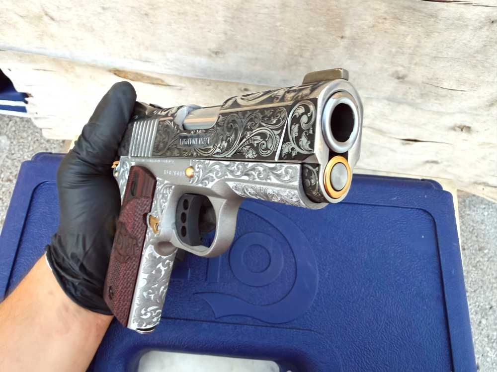 Colt Defender FULLY ENGRAVED Stainless Steel high polished!-img-15