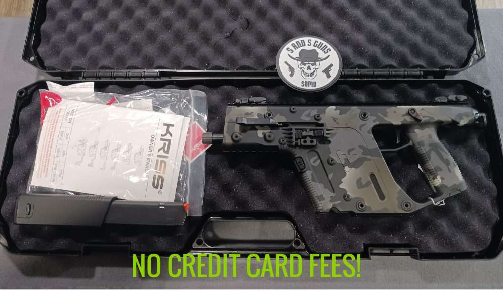 PRE-OWNED UNFIRED KRISS VECTOR 9MM 1-40RD MAG MULTICAM BLACK PISTOL-img-0