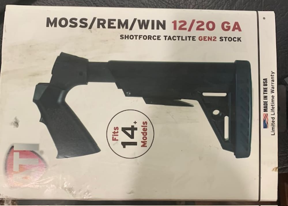 ATI REM/Moss/Win pistol grip stock gen2 tactlite black fits 14 models-img-0