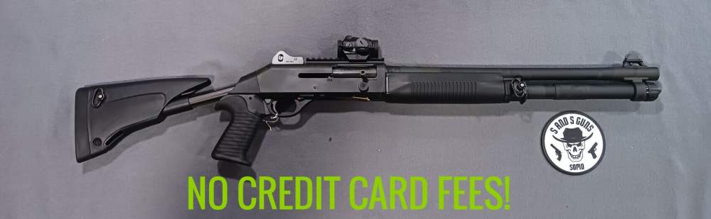 PRE-OWNED UNFIRED BENELLI M4 EXT 12 GAUG MULTICAM SEMI AUTO SHOTGUN VORTEX-img-0