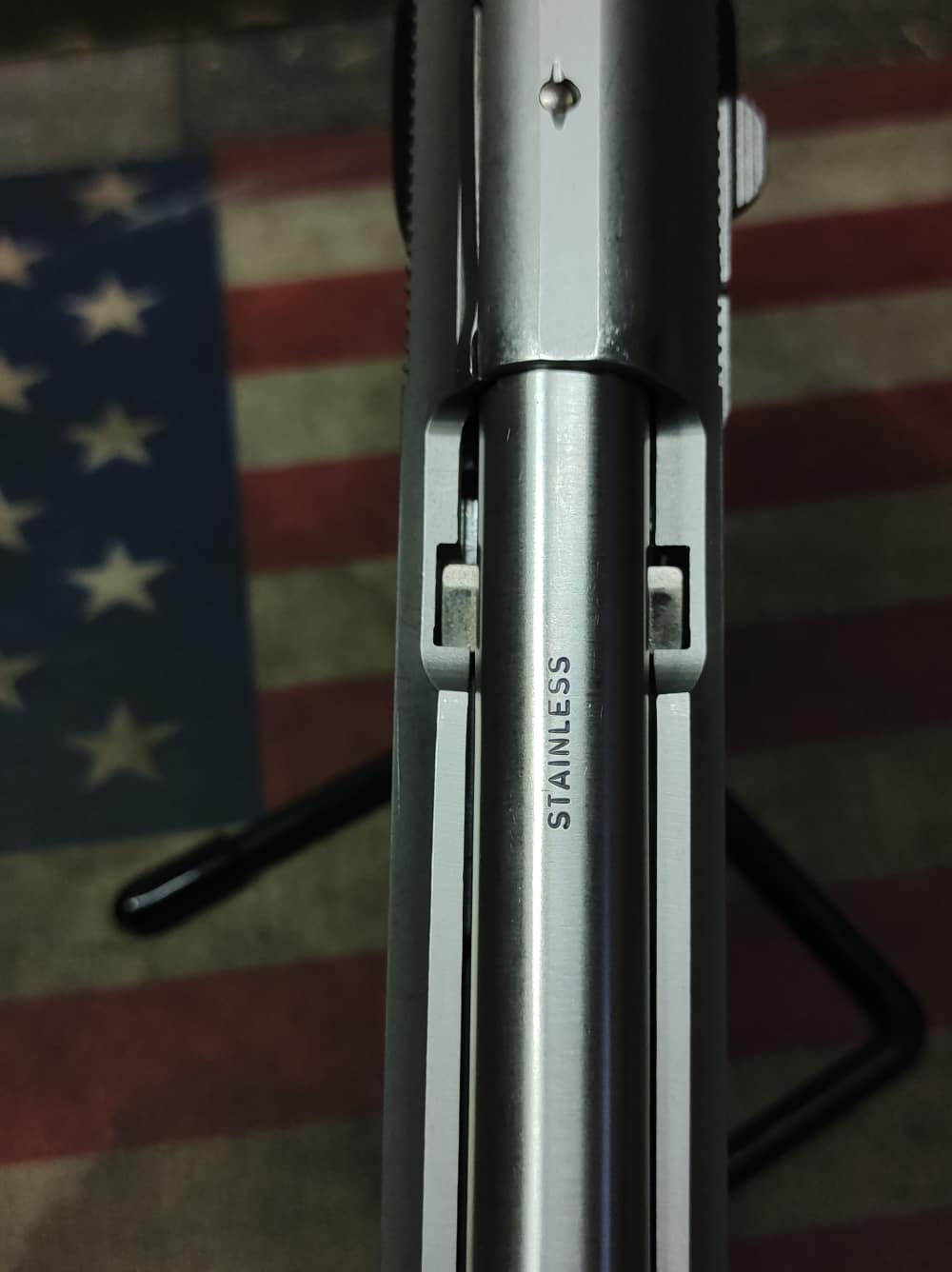 LOOK! GREAT COND. BERETTA 92-FS Stainless 9mm w/Mag 15+1 Mfg1994 PENNY! NR-img-20