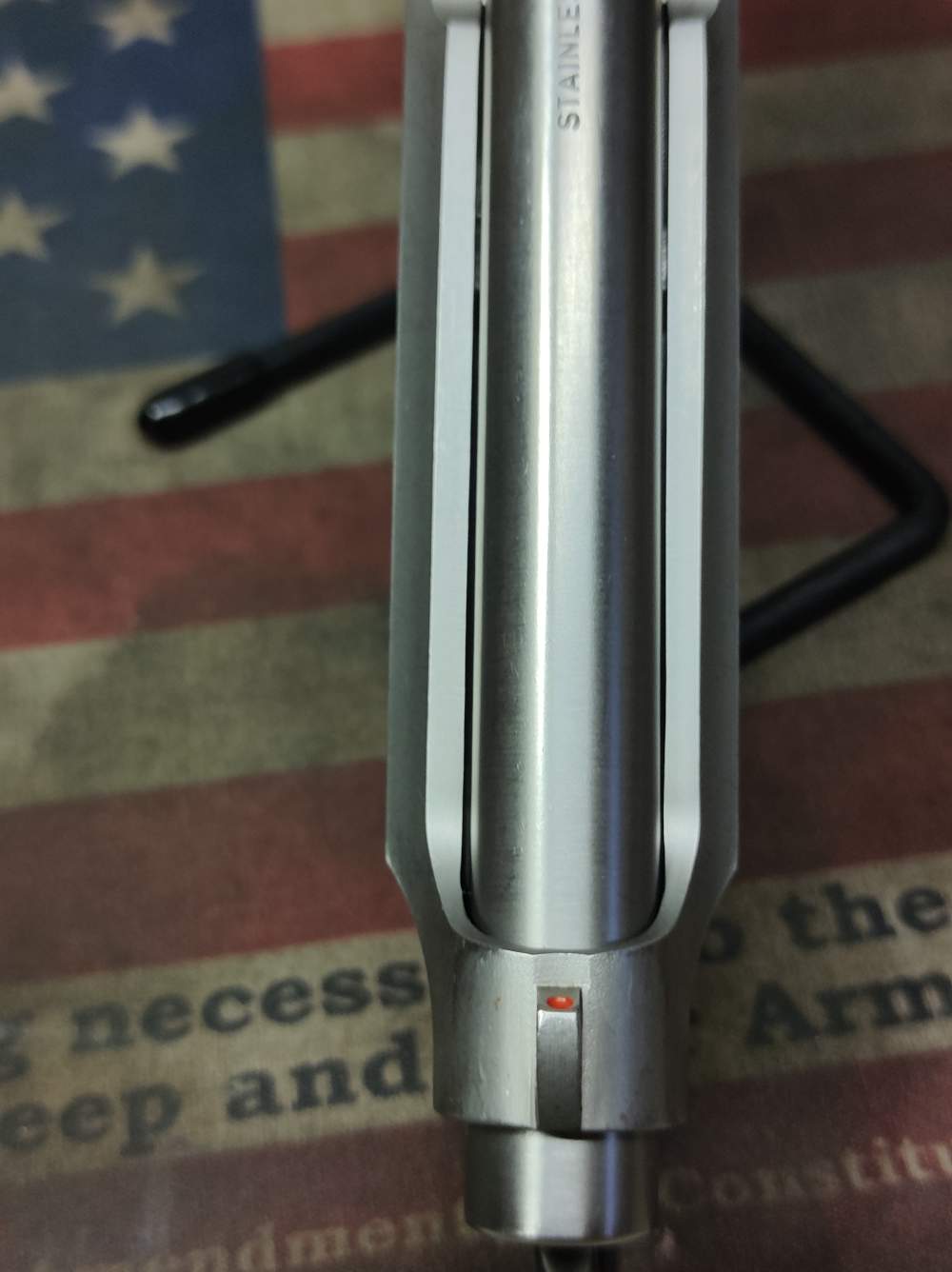 LOOK! GREAT COND. BERETTA 92-FS Stainless 9mm w/Mag 15+1 Mfg1994 PENNY! NR-img-19