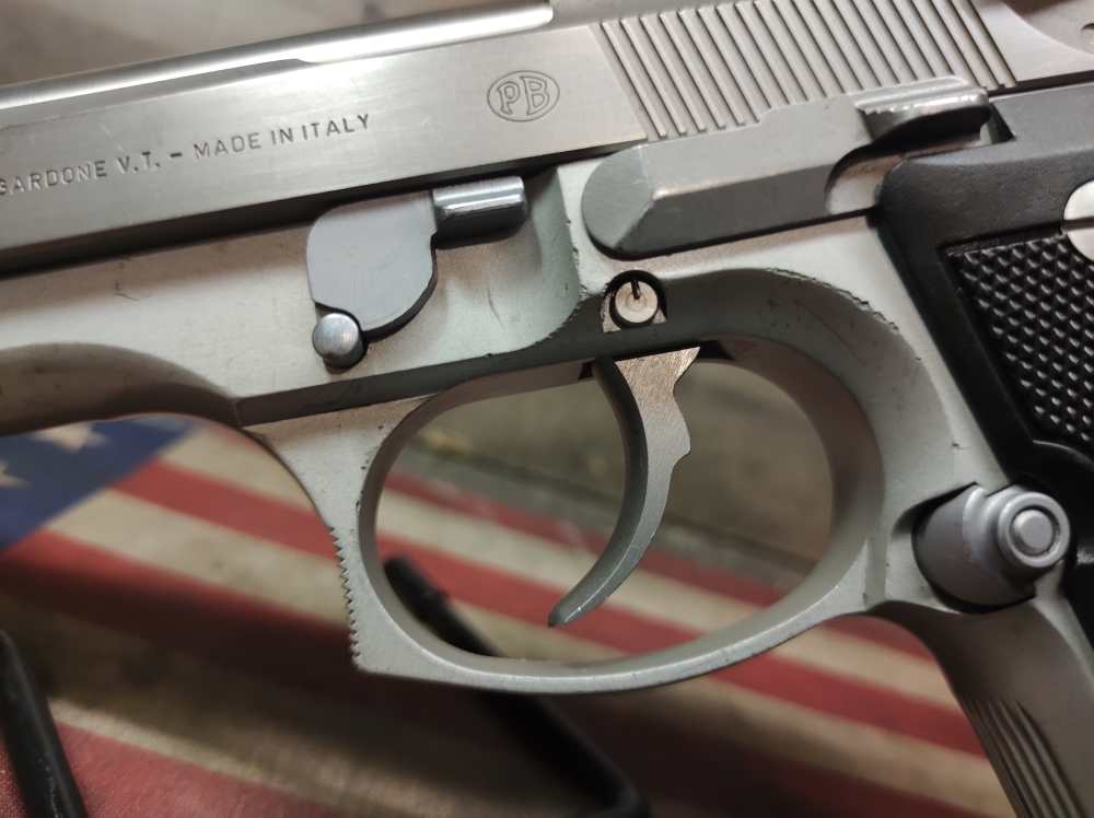 LOOK! GREAT COND. BERETTA 92-FS Stainless 9mm w/Mag 15+1 Mfg1994 PENNY! NR-img-8
