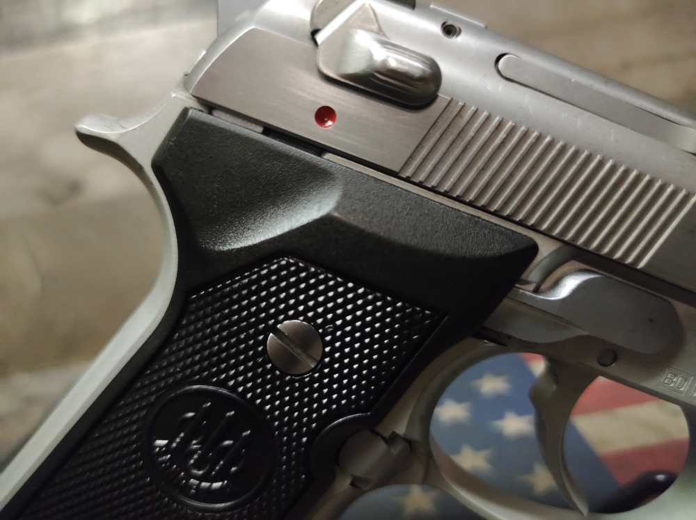 LOOK! GREAT COND. BERETTA 92-FS Stainless 9mm w/Mag 15+1 Mfg1994 PENNY! NR-img-33