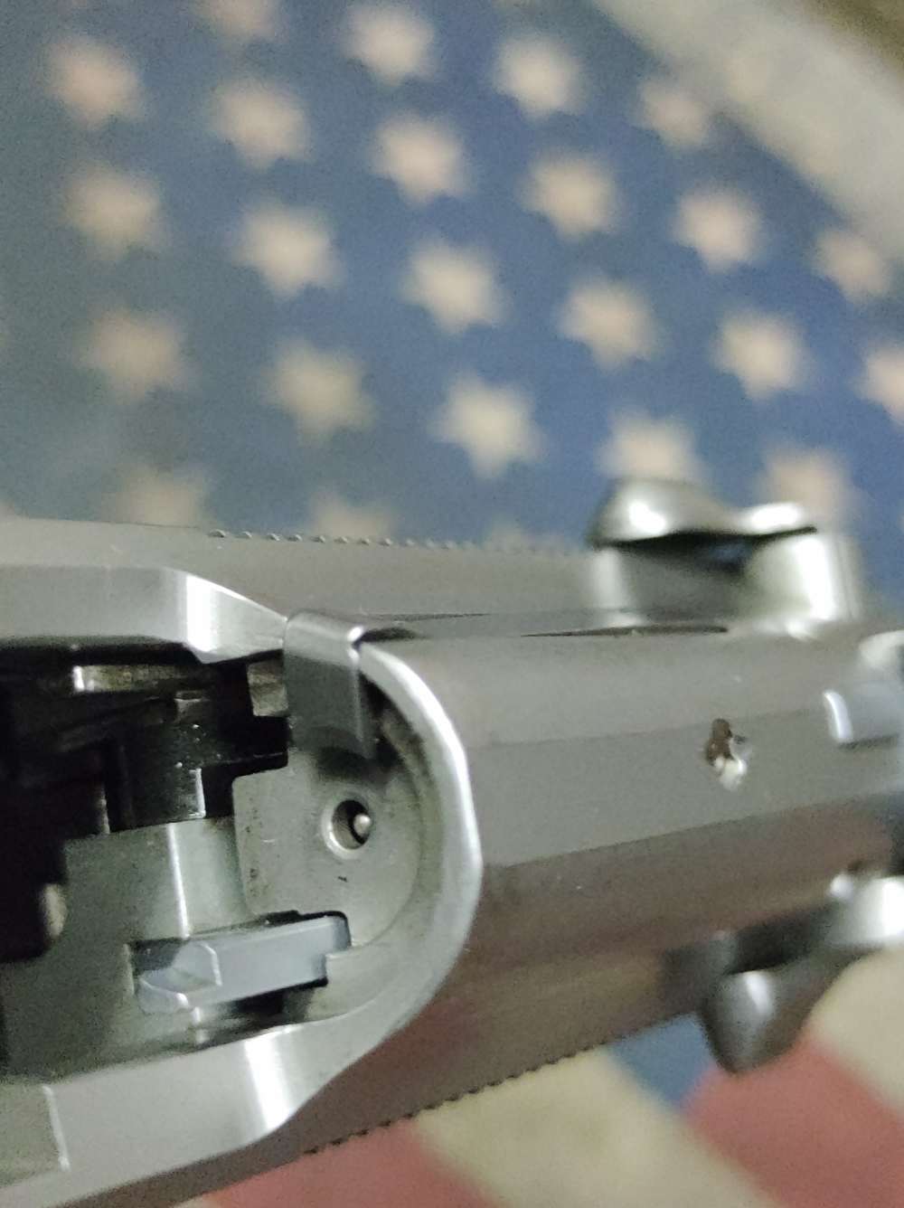 LOOK! GREAT COND. BERETTA 92-FS Stainless 9mm w/Mag 15+1 Mfg1994 PENNY! NR-img-43