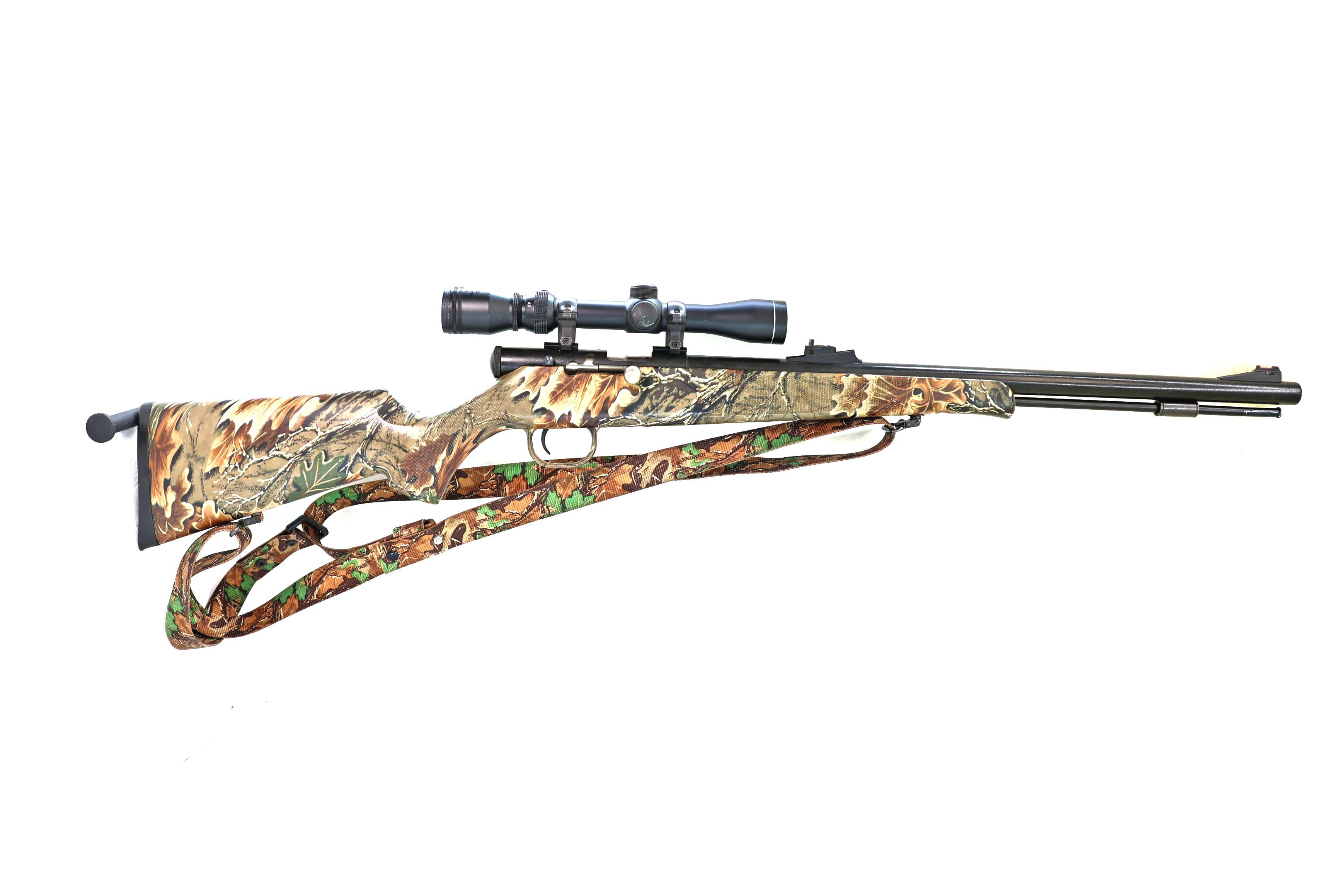 Unbranded .50 Caliber Inline Muzzleloader Camo w/ Scope-img-1