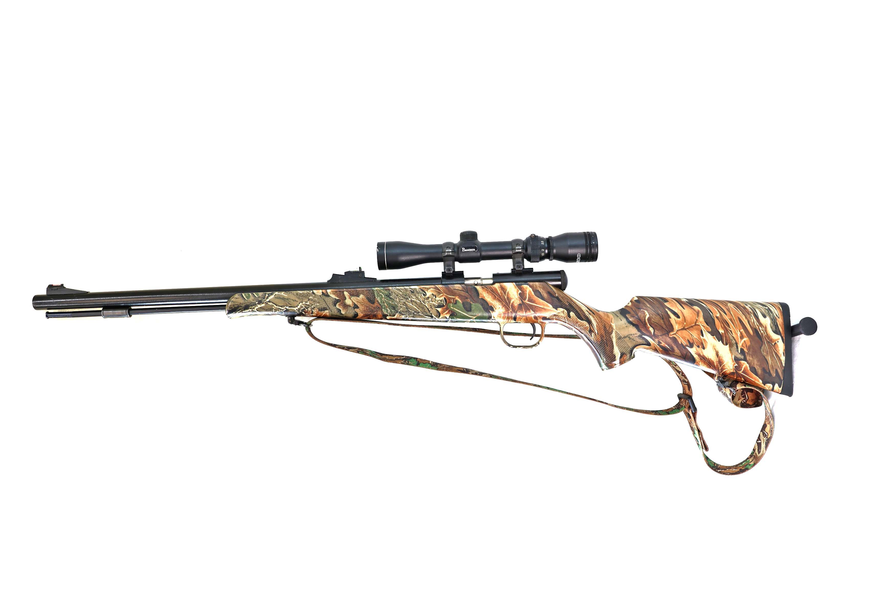 Unbranded .50 Caliber Inline Muzzleloader Camo w/ Scope-img-0