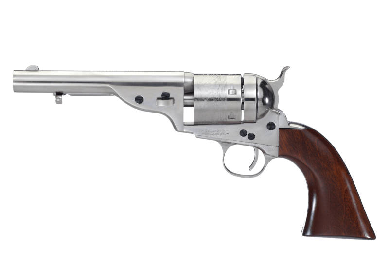 C Mason Army 5.5" .45Lc Nickel-img-0