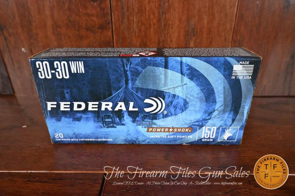 Federal Power Shok .30-30 Winchester Ammo, 150gr JSP, FN-img-1