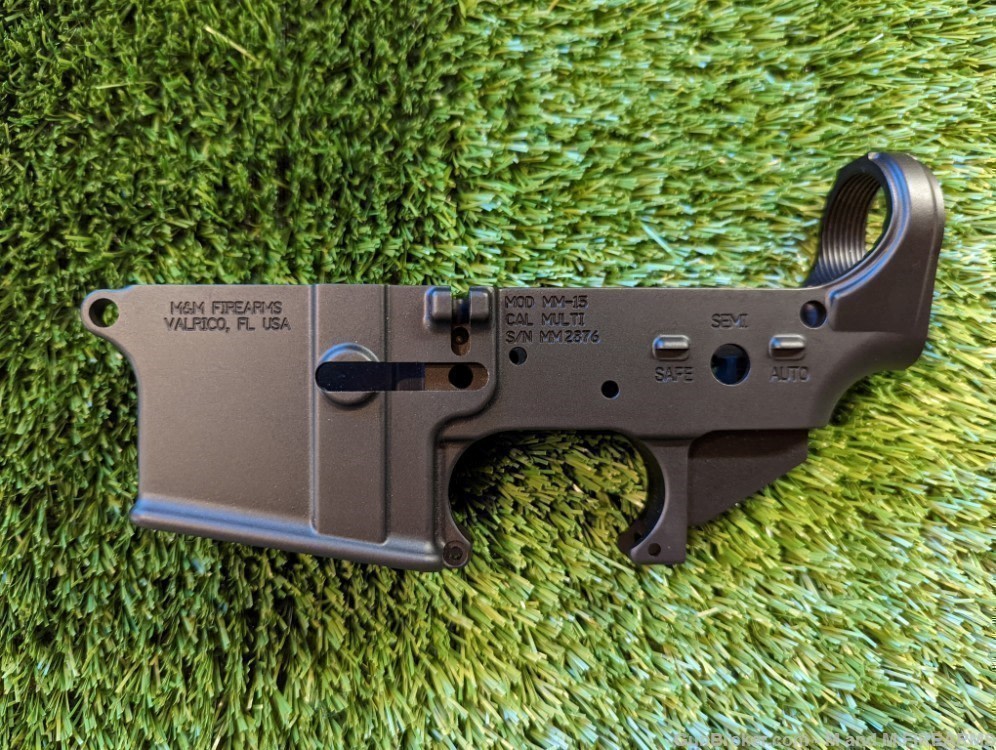 M&M FIREARMS  M16 CUT SAFE-SEMI-AUTO Lower AR15 A2 SEAR COLT 5.56 .223-img-5