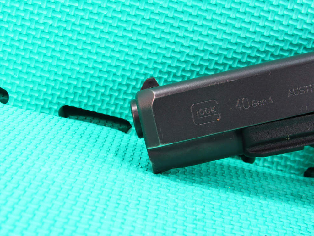 Glock Model 40 Gen 4 Blued 10mm Long Slide 1 Mag & VISM Flip Up Red Dot  -img-8
