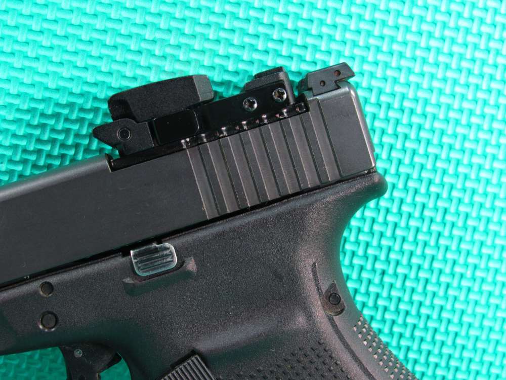 Glock Model 40 Gen 4 Blued 10mm Long Slide 1 Mag & VISM Flip Up Red Dot  -img-12