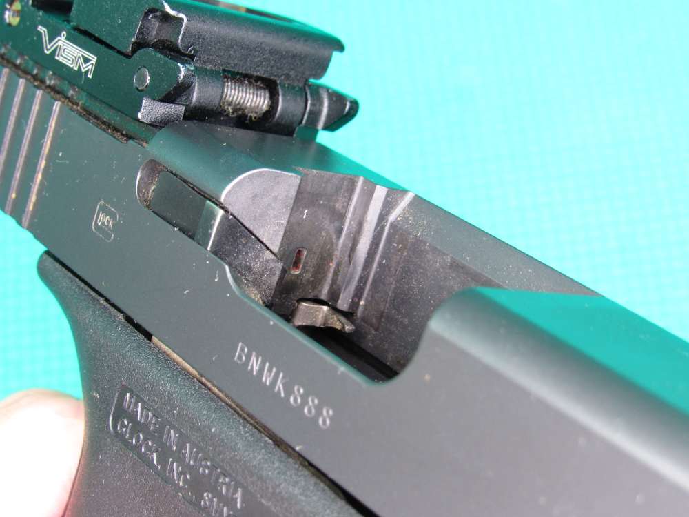 Glock Model 40 Gen 4 Blued 10mm Long Slide 1 Mag & VISM Flip Up Red Dot  -img-40