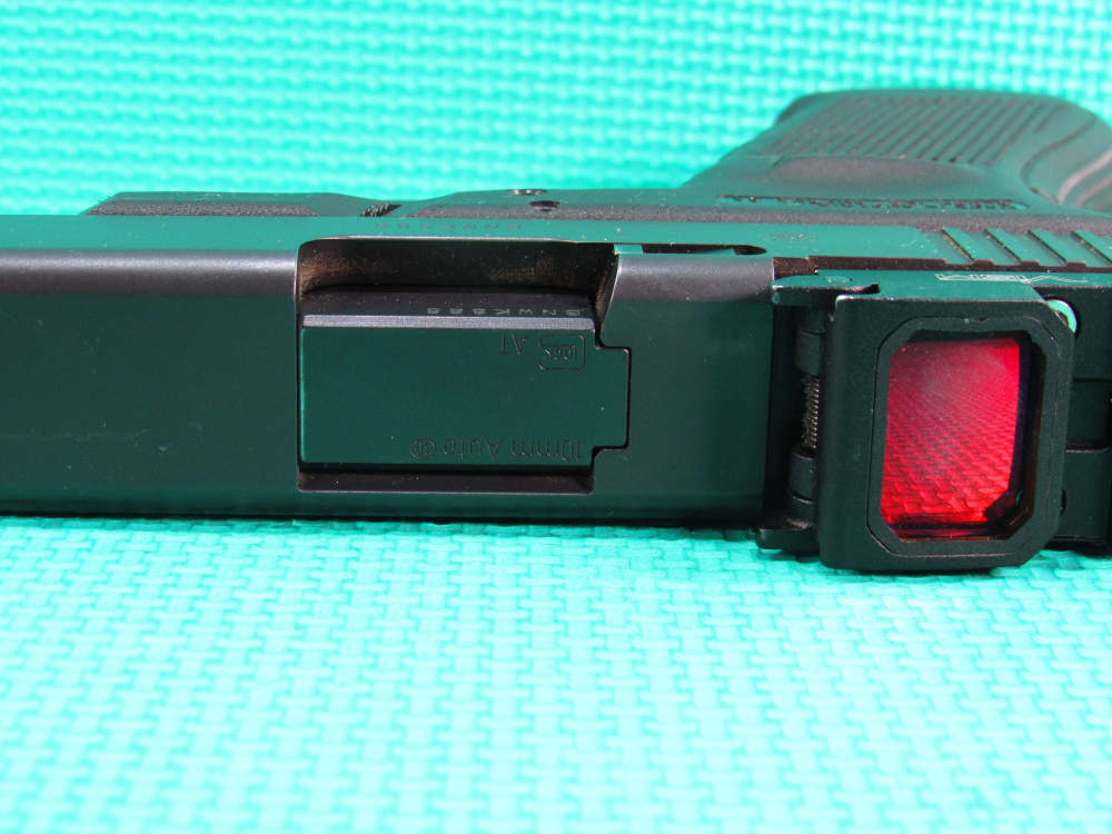 Glock Model 40 Gen 4 Blued 10mm Long Slide 1 Mag & VISM Flip Up Red Dot  -img-34
