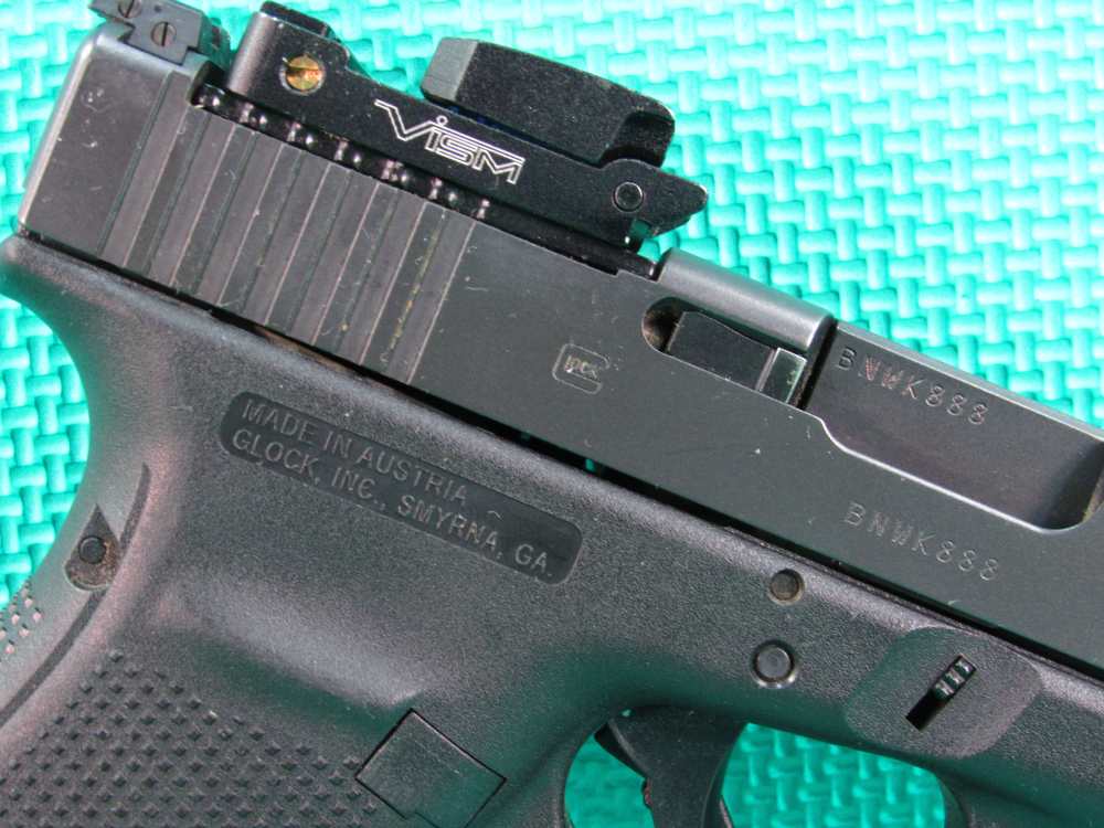 Glock Model 40 Gen 4 Blued 10mm Long Slide 1 Mag & VISM Flip Up Red Dot  -img-20