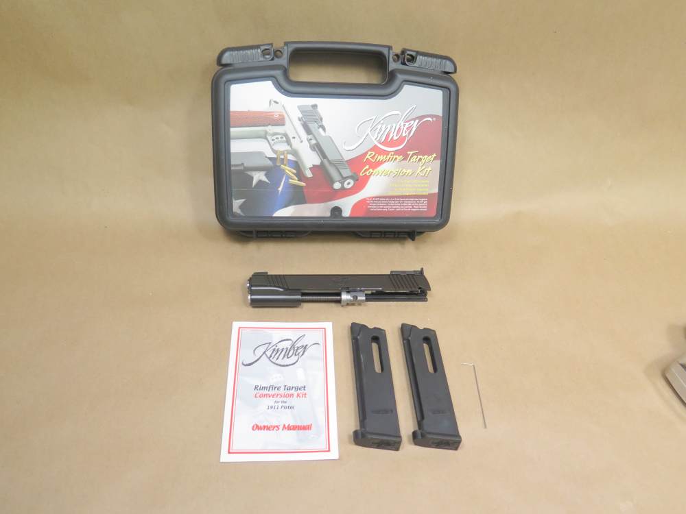 Kimber 1911 Pro Carry II Crimson Trace 45 W/22 Conversion Kit No Reserve-img-1