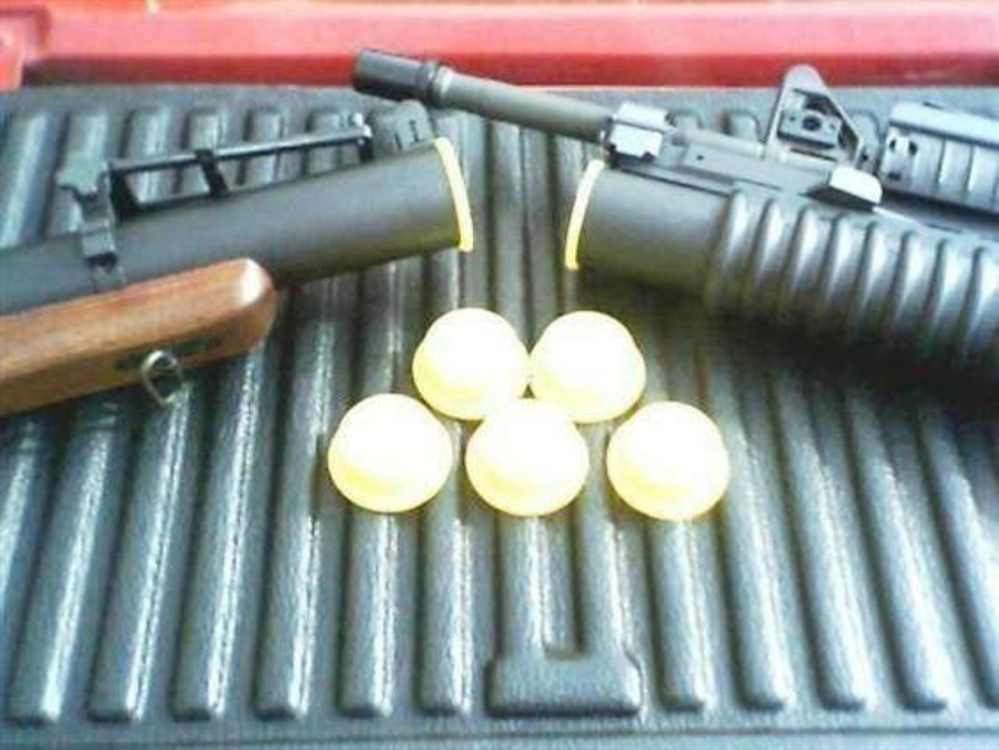 Set of Five 40mm Grenade Launcher End Caps M203 & M79-img-0