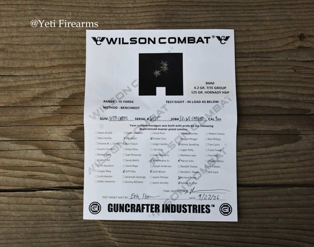 Wilson Combat SFT9 9mm 15rnd 4.25" Lightrail Frame Black Edition W/ RMR -img-16