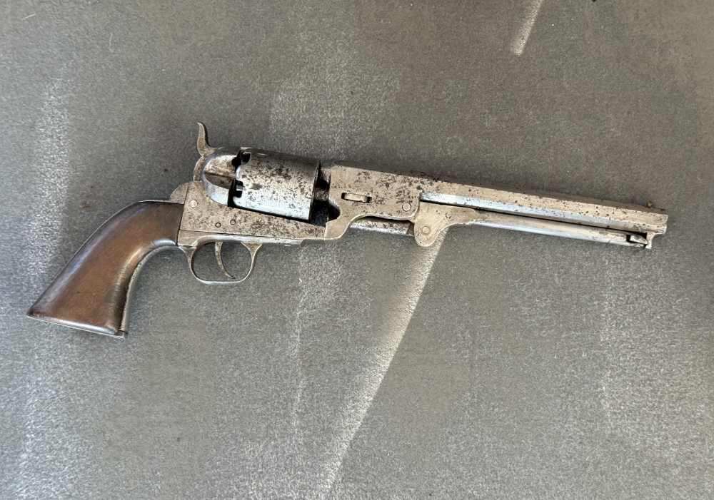 Extremely Rare Augusta Machine Works Confederate Civil War Revolver-img-0