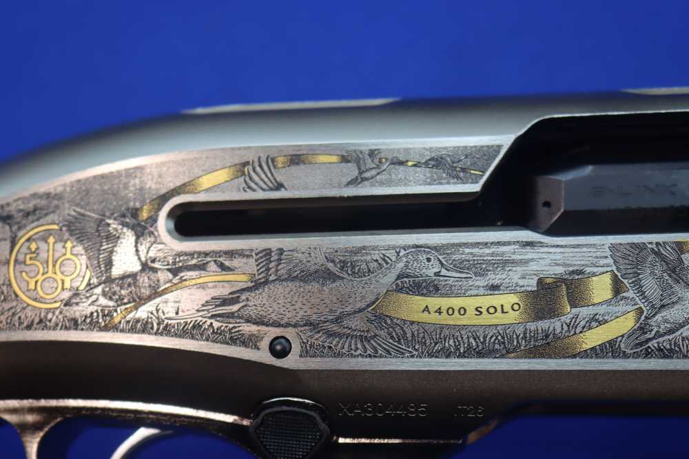 Beretta A400 Solo Shotgun 500 Years 12GA 28" Special Edition ENGRAVED SA 12-img-63