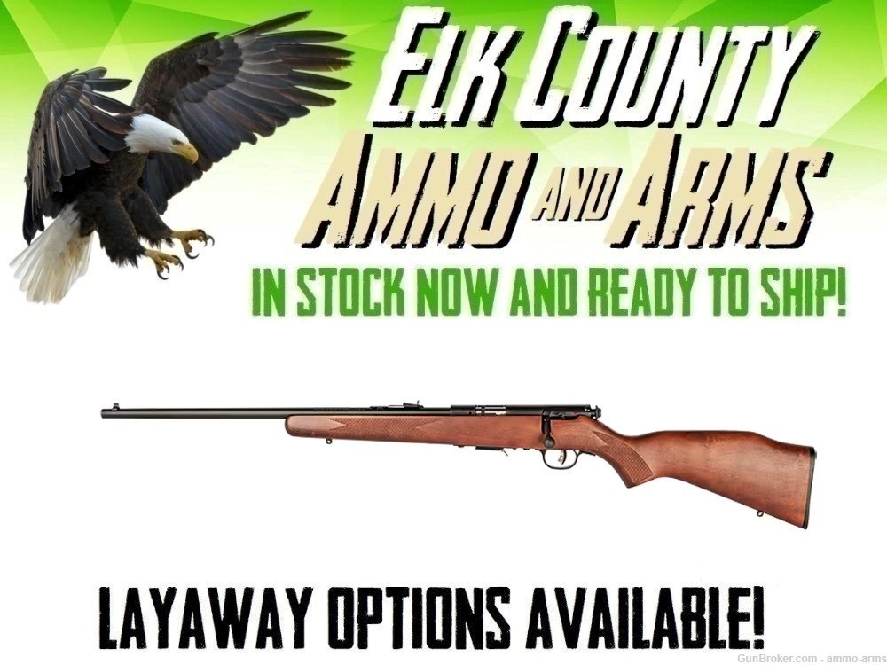 Savage Arms Model 93 G Left Hand .22 WMR 21" Hardwood 5 Rds 95700-img-0