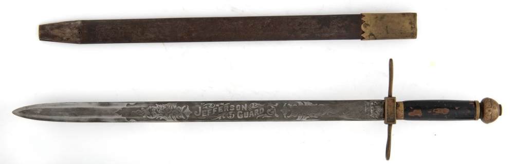 AMES JEFFERSON Guard LOUISIANA PURCHASE EXPOSTION SWORD.-img-0