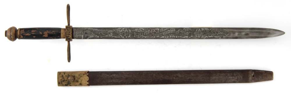 AMES JEFFERSON Guard LOUISIANA PURCHASE EXPOSTION SWORD.-img-5