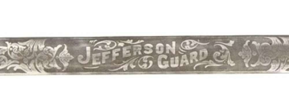 AMES JEFFERSON Guard LOUISIANA PURCHASE EXPOSTION SWORD.-img-1