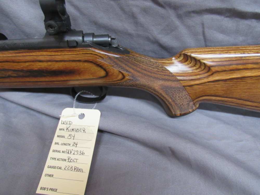KIMBER OF OREGON KIMBER MODEL 84 .223 REM 24" STAINLESS BBL W/MOUNTS &RINGS-img-13