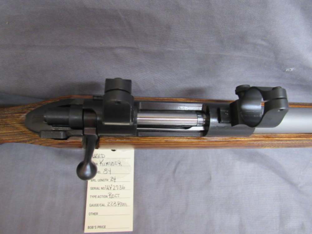 KIMBER OF OREGON KIMBER MODEL 84 .223 REM 24" STAINLESS BBL W/MOUNTS &RINGS-img-10