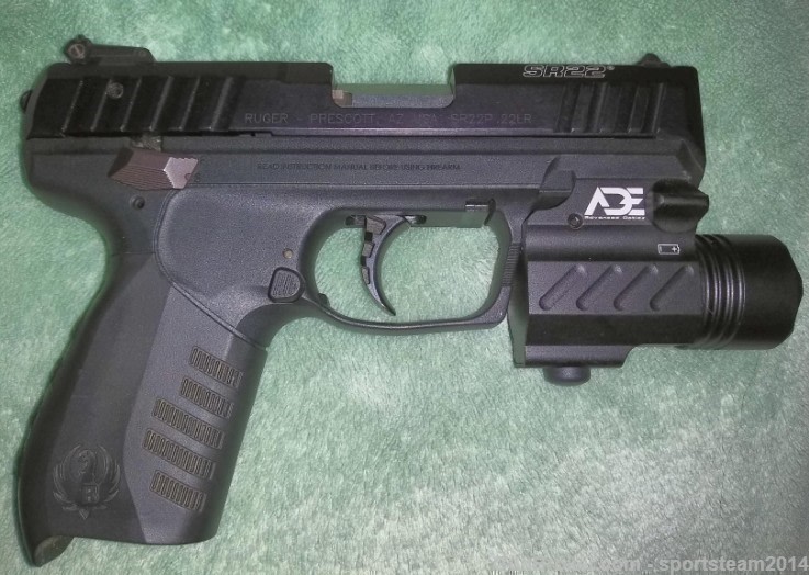 PL200S-A Strobe Flashlight for all handgun pistol Ruger 9E-img-10