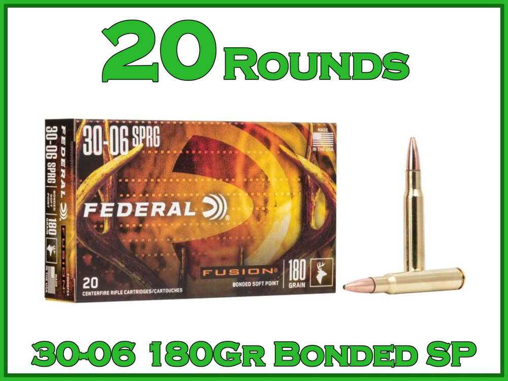 Federal fusion 30-06 180 grain soft point-img-0