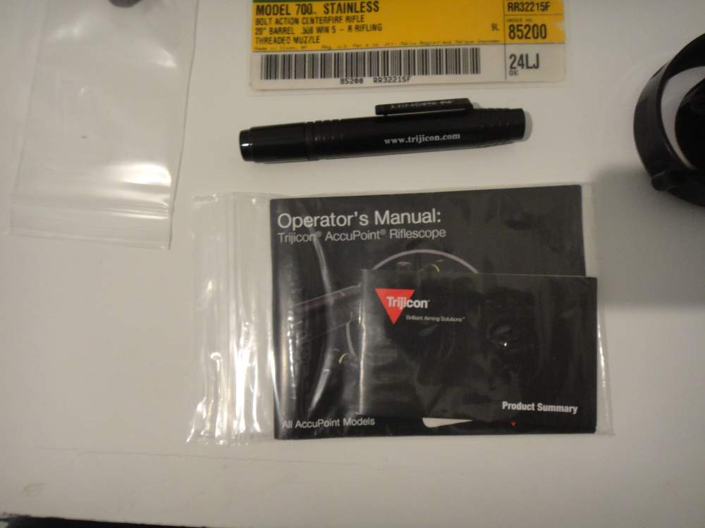 Remington 700 custom rifle Trijicon scope Manners stock DBM threaded-img-50