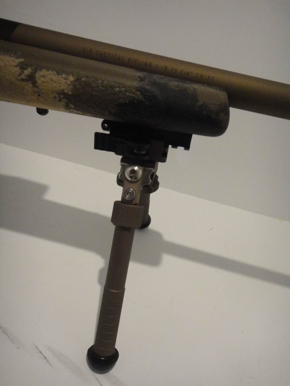 Remington 700 custom rifle Trijicon scope Manners stock DBM threaded-img-4