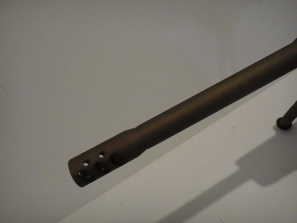 Remington 700 custom rifle Trijicon scope Manners stock DBM threaded-img-24