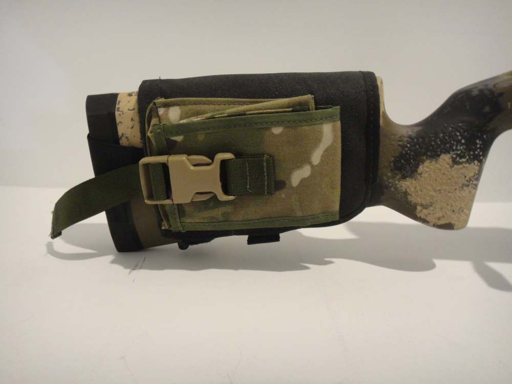 Remington 700 custom rifle Trijicon scope Manners stock DBM threaded-img-1