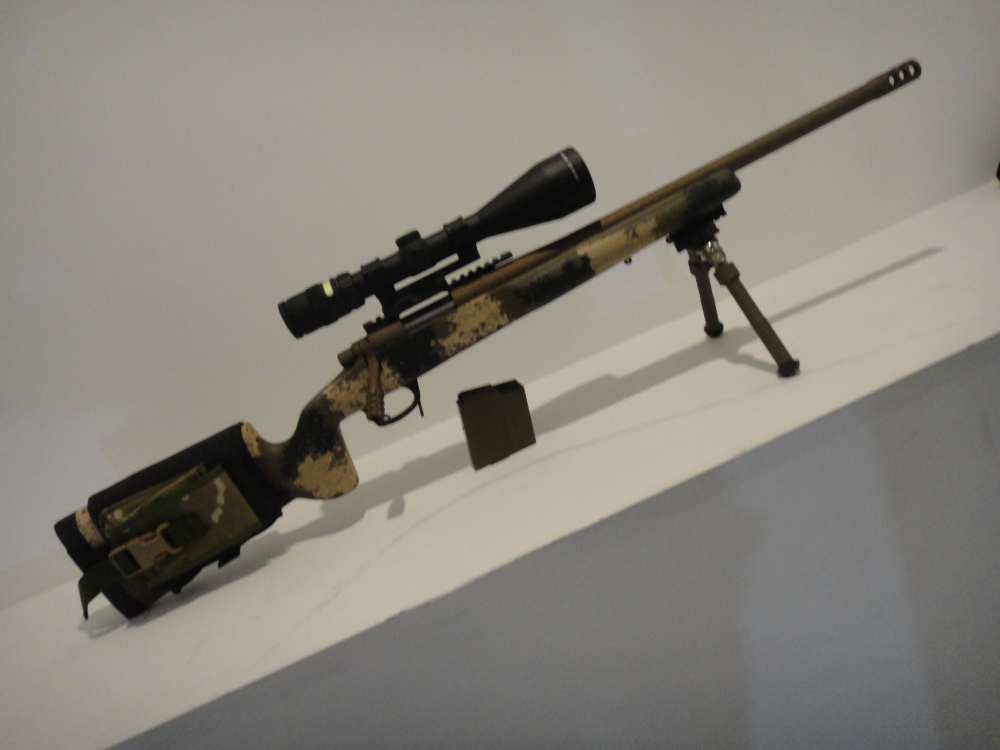 Remington 700 custom rifle Trijicon scope Manners stock DBM threaded-img-0