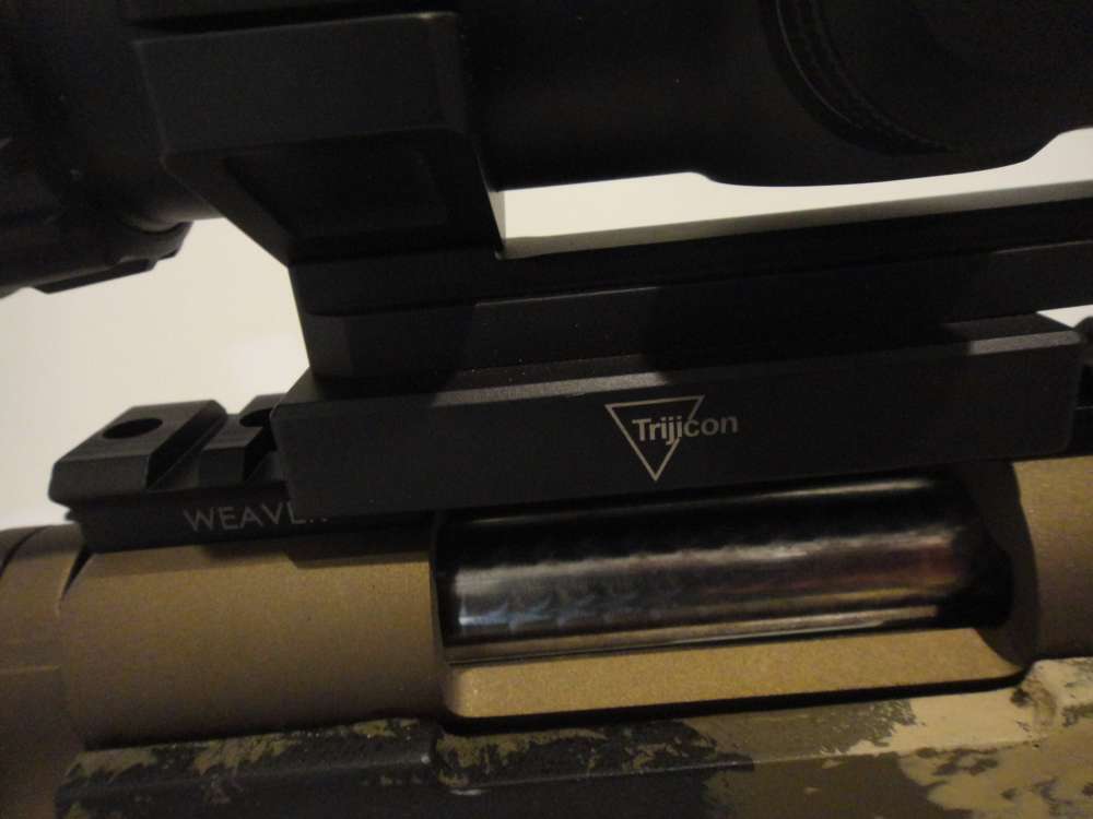 Remington 700 custom rifle Trijicon scope Manners stock DBM threaded-img-9