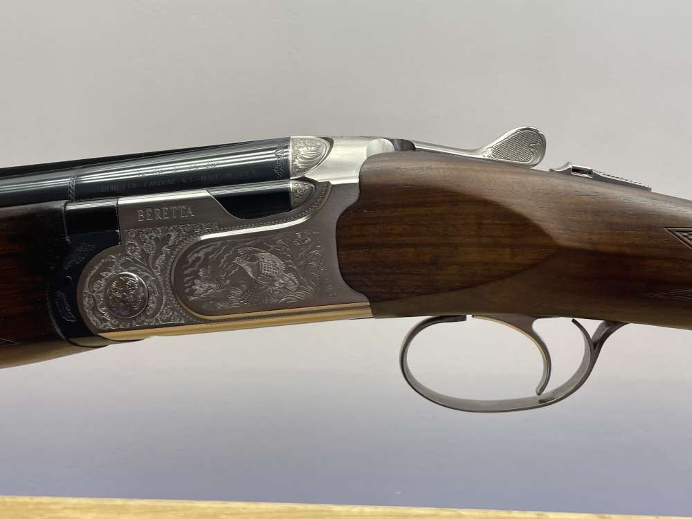 Beretta 690 Field III 12 GA 28" Blue *GORGEOUS GAME SCENE ENGRAVED O/U*-img-23