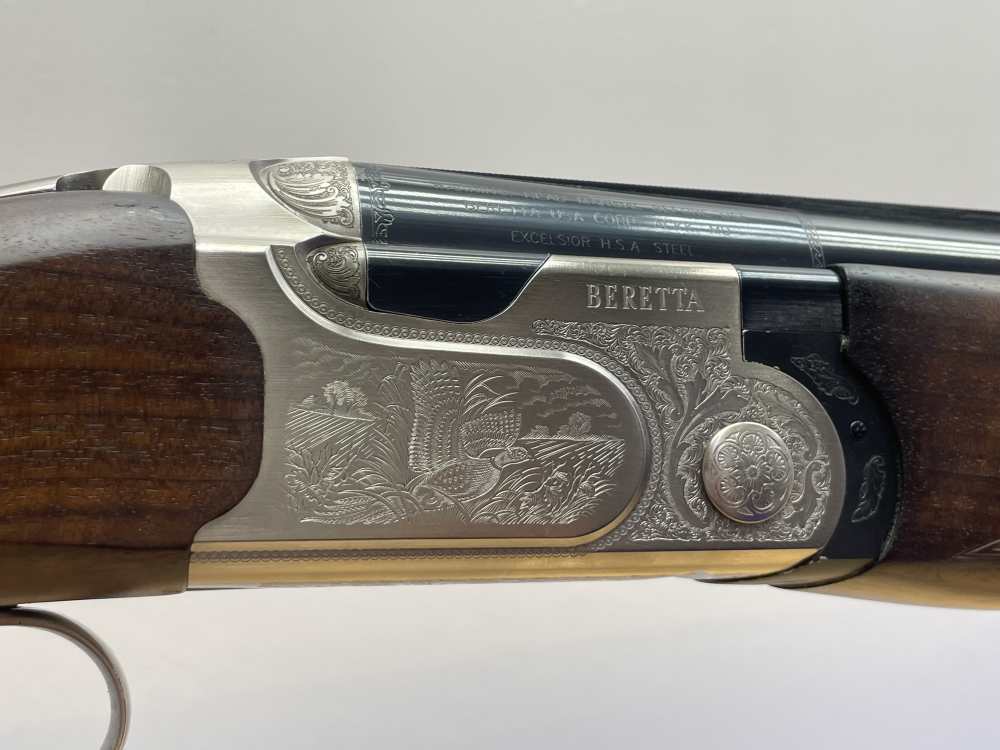 Beretta 690 Field III 12 GA 28" Blue *GORGEOUS GAME SCENE ENGRAVED O/U*-img-11