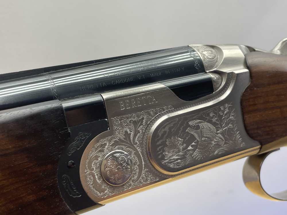 Beretta 690 Field III 12 GA 28" Blue *GORGEOUS GAME SCENE ENGRAVED O/U*-img-26