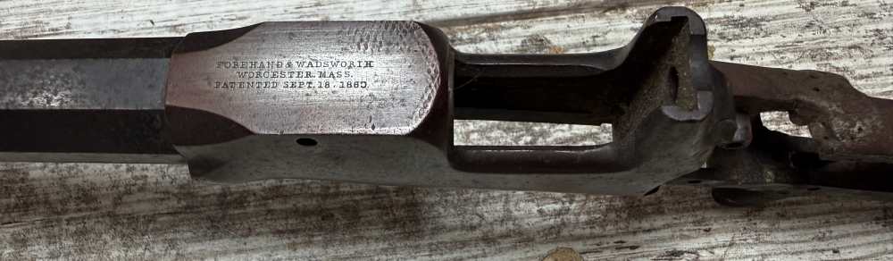 Forehand & Wadsworth * Falling Block * 44 Rim * Antique * Barreled Receiver-img-20