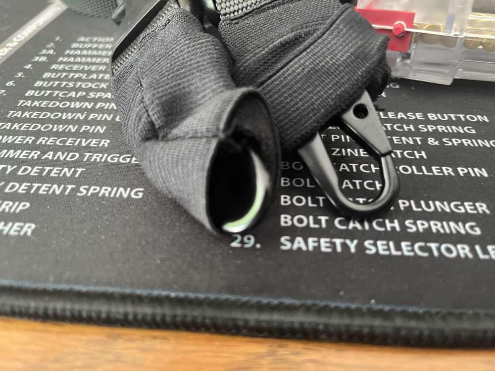 (5) Butler Creek 10/22 25 rnd mags with ammo and bonus sling-img-9