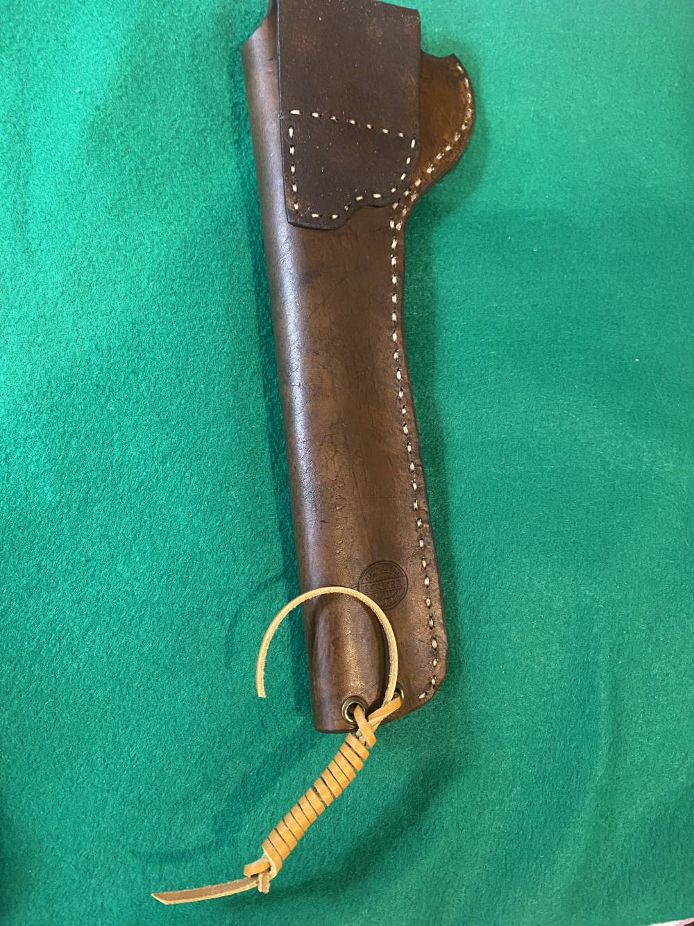 Custom Leather Holster for Ruger Blackhawk 10.5”, RH-img-1