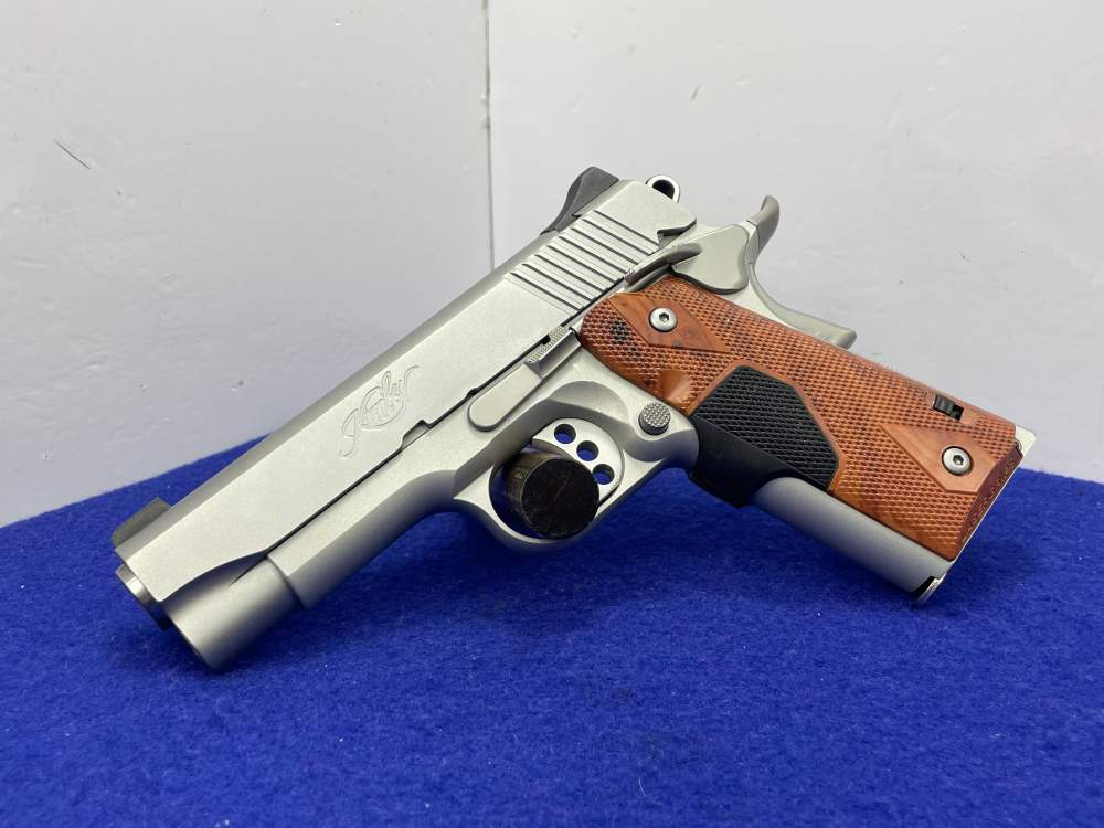 Kimber Stainless Pro Carry II .45 ACP 4" *CRIMSON TRACE RED LASER GRIPS*-img-6