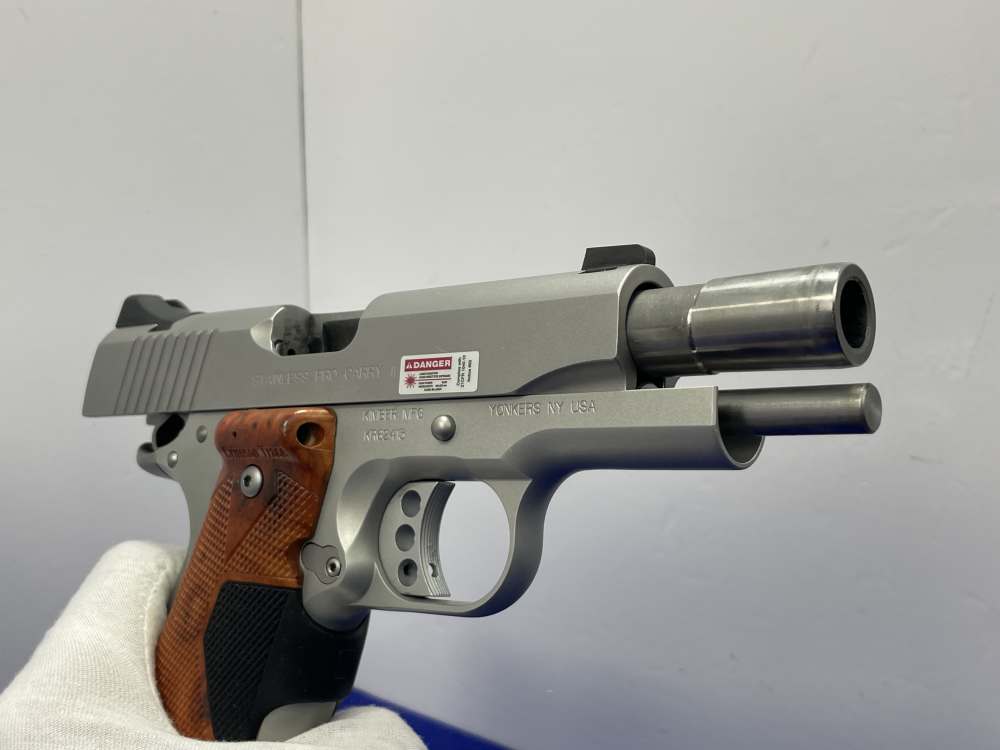 Kimber Stainless Pro Carry II .45 ACP 4" *CRIMSON TRACE RED LASER GRIPS*-img-41