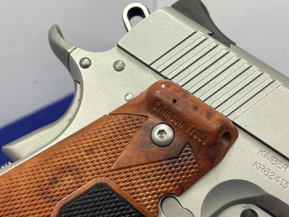 Kimber Stainless Pro Carry II .45 ACP 4" *CRIMSON TRACE RED LASER GRIPS*-img-18