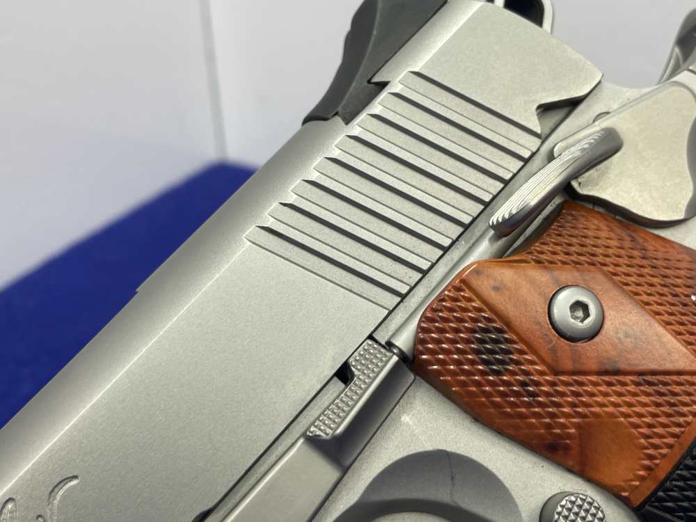 Kimber Stainless Pro Carry II .45 ACP 4" *CRIMSON TRACE RED LASER GRIPS*-img-11