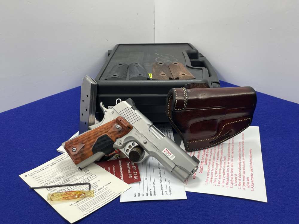 Kimber Stainless Pro Carry II .45 ACP 4" *CRIMSON TRACE RED LASER GRIPS*-img-3