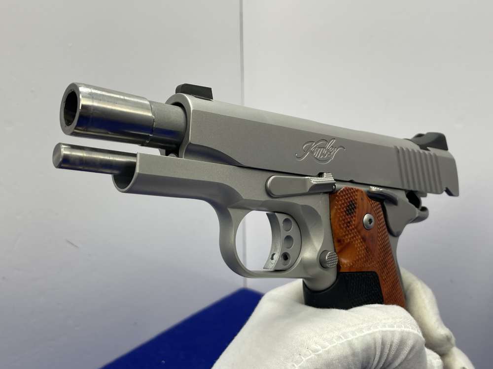 Kimber Stainless Pro Carry II .45 ACP 4" *CRIMSON TRACE RED LASER GRIPS*-img-42